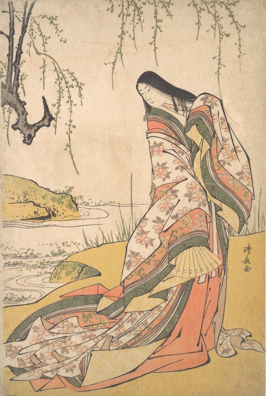 Kanjo: Eine Hofdame, ca. 1790 von Torii Kiyonaga