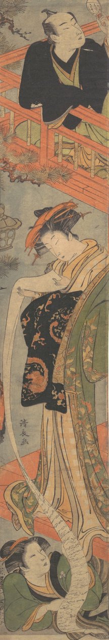 Der Liebesbrief, spätes 18. Jahrhundert von Torii Kiyonaga