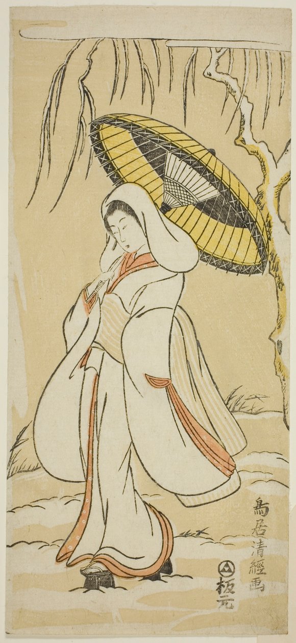 Die Reiherjungfrau von Torii Kiyotsune