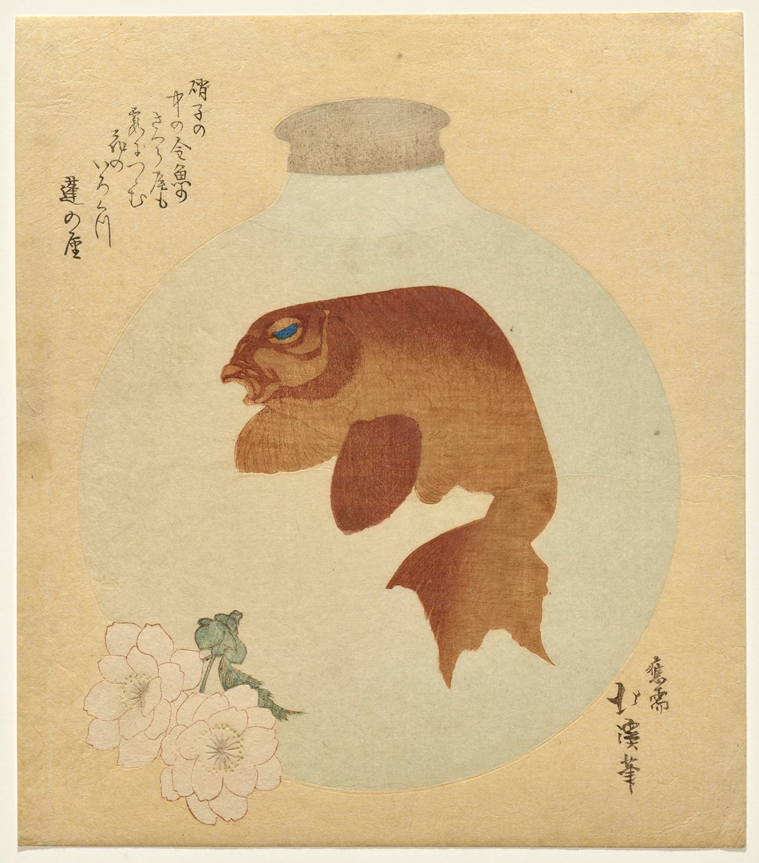 Goldfisch von Totoya Hokkei