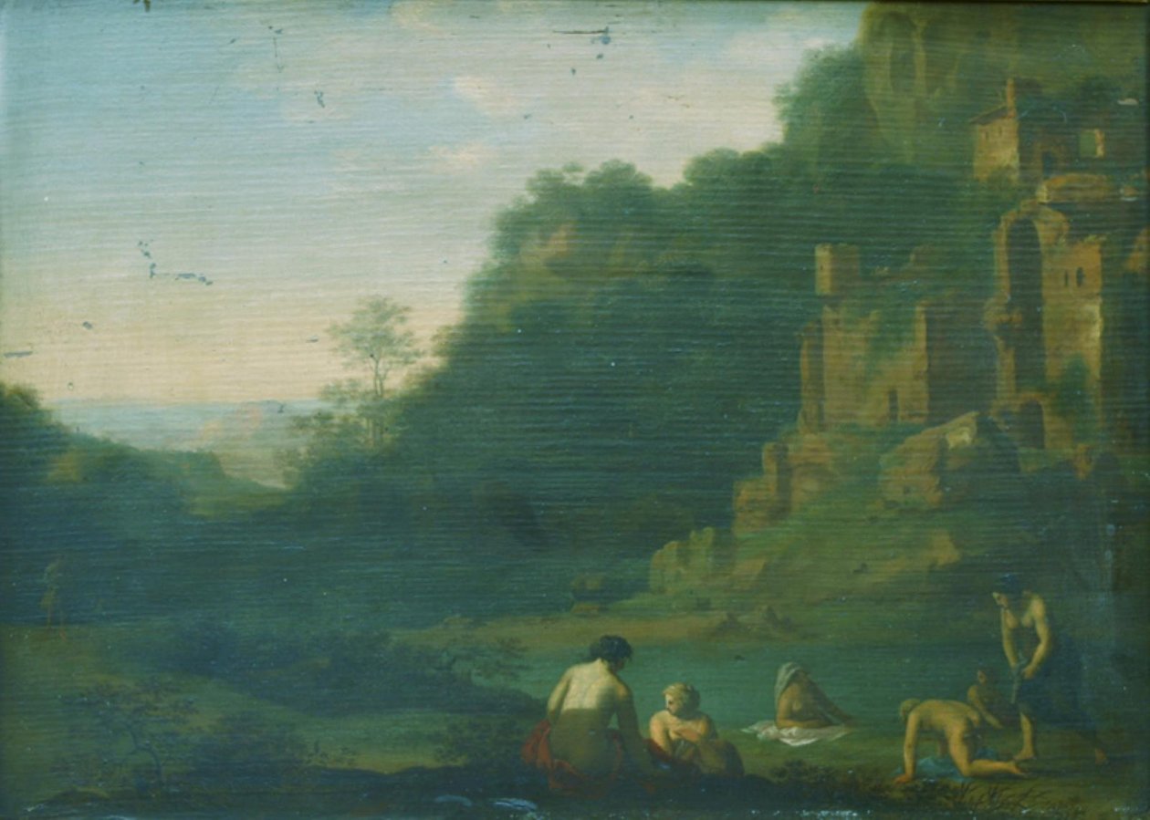 Badende Nymphen von Toussaint Gelton