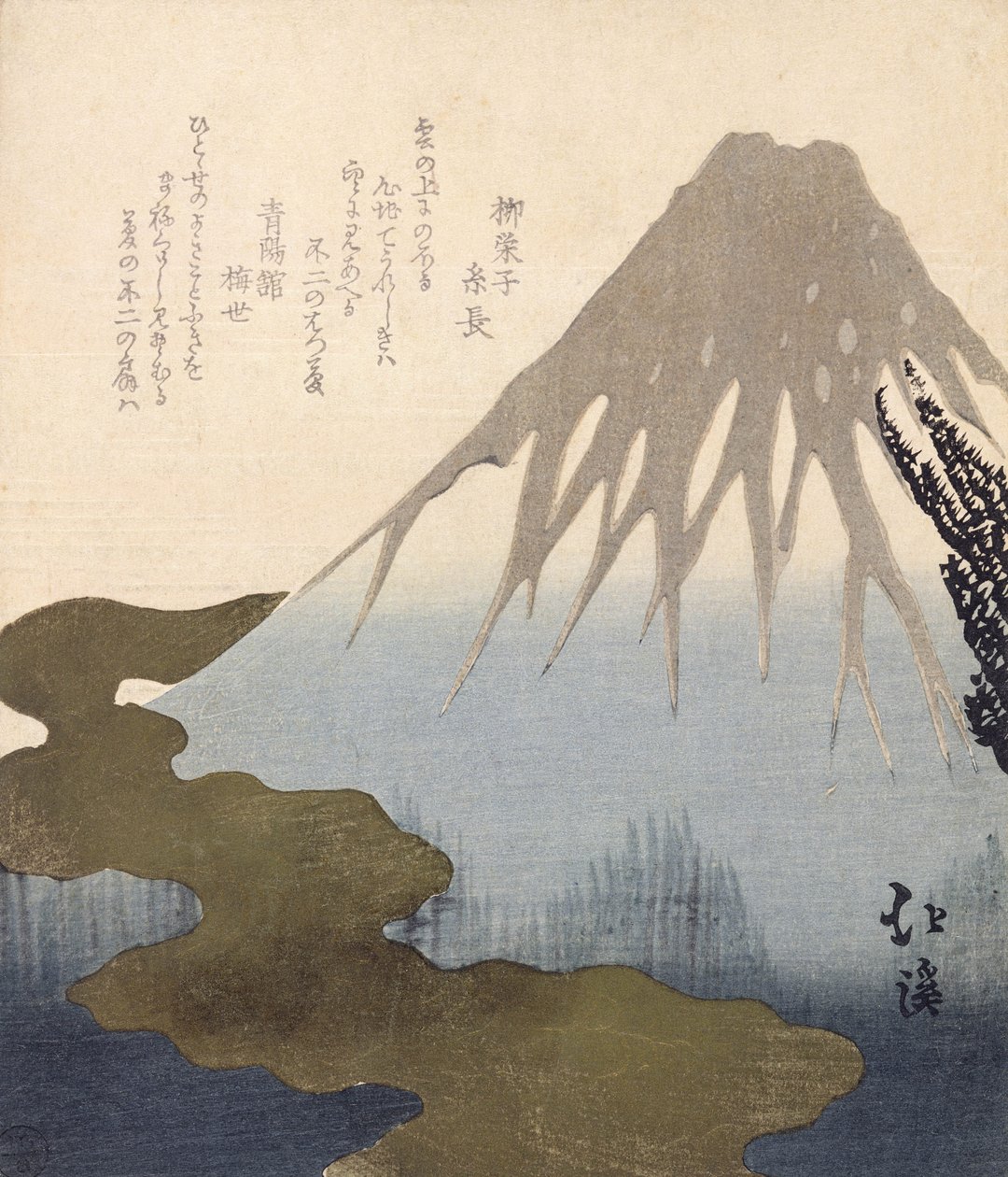 Der schneebedeckte Berg Fuji von Toyota Hokkei
