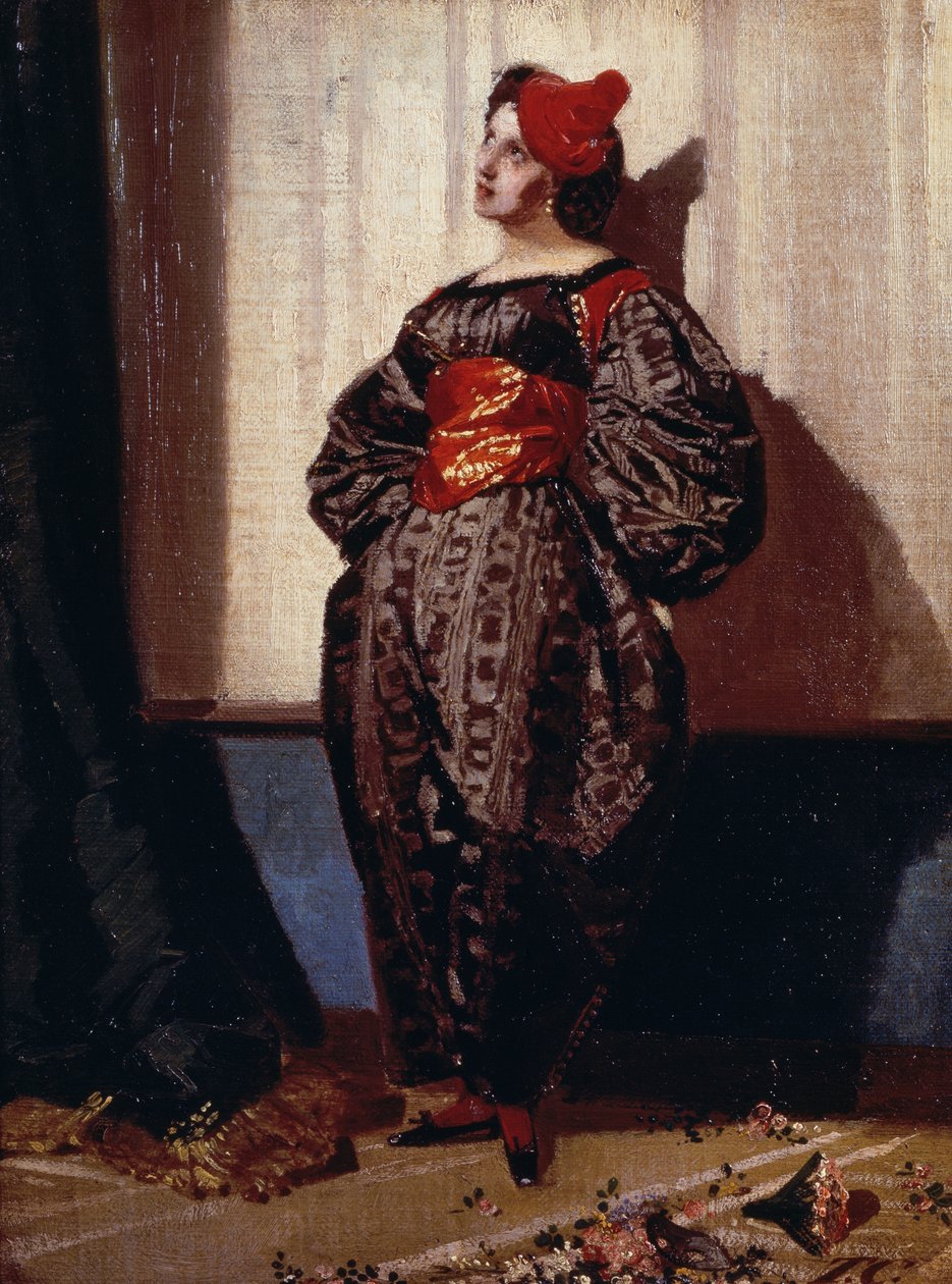 Pagliaccetto, von Tranquillo Cremona (1837-1878) von Tranquillo Cremona
