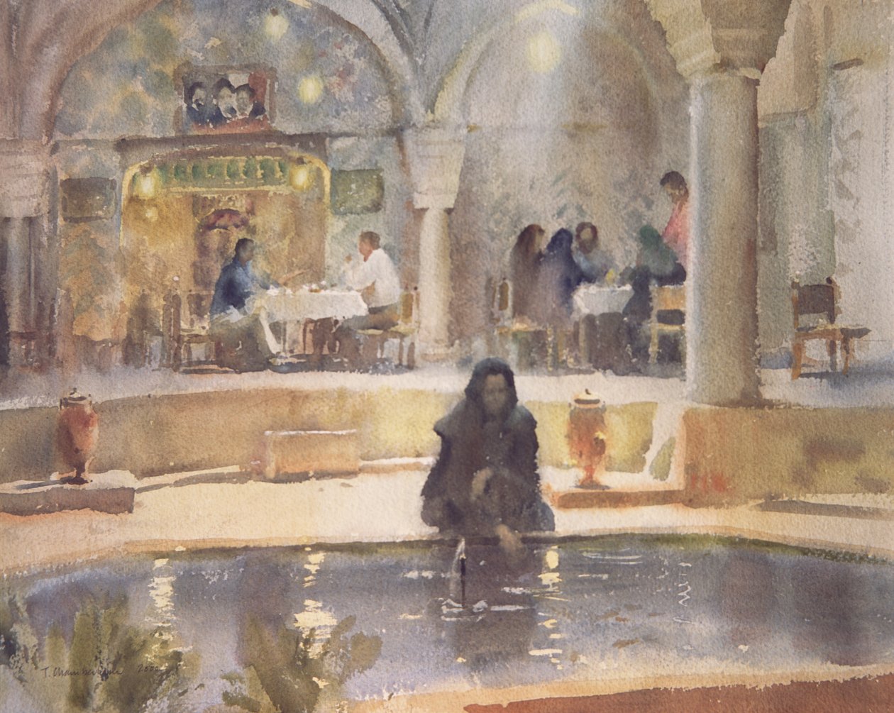 Im Teehaus, Kerman von Trevor Chamberlain