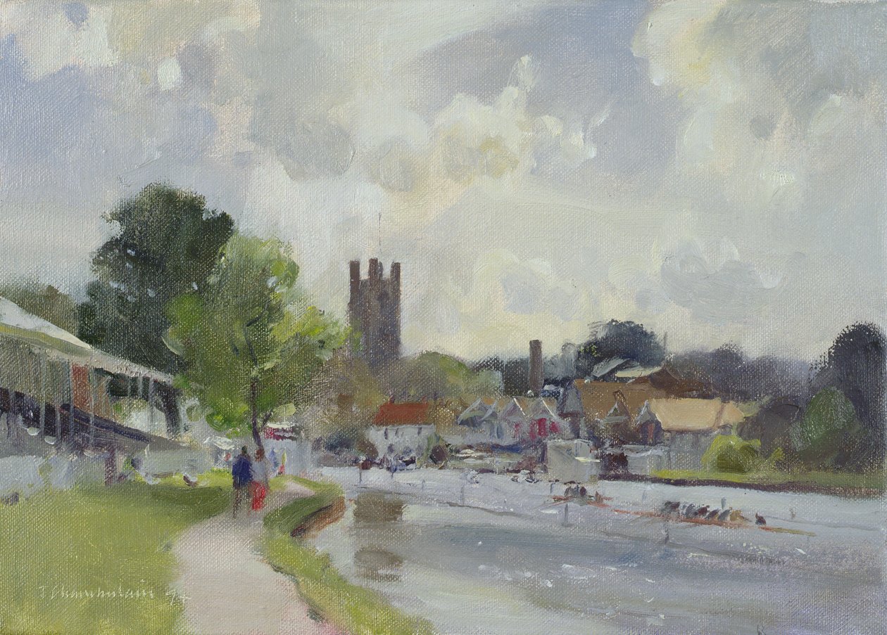 Vorbereitung auf die Henley-Regatta, 1994 von Trevor Chamberlain