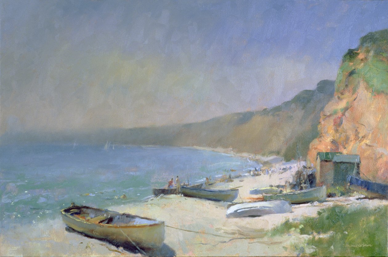 Schimmernder Strand, Budleigh Salterton von Trevor Chamberlain
