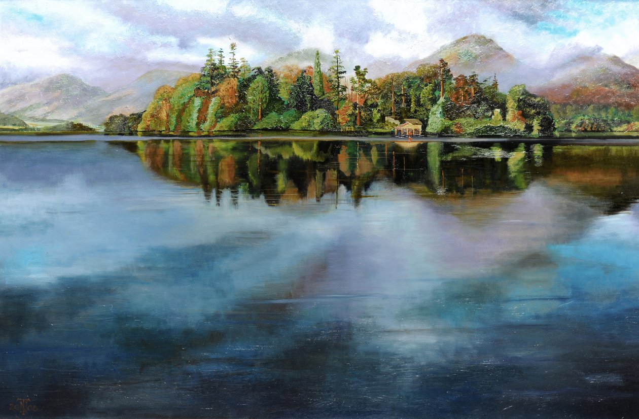 Bootshaus, Derwentwater, Cumbria, 2008 von Trevor Neal