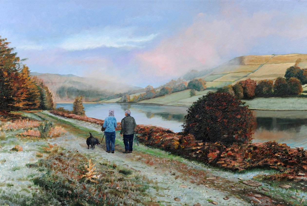 Ladybower Reservoir, Derbyshire, 2009 von Trevor Neal