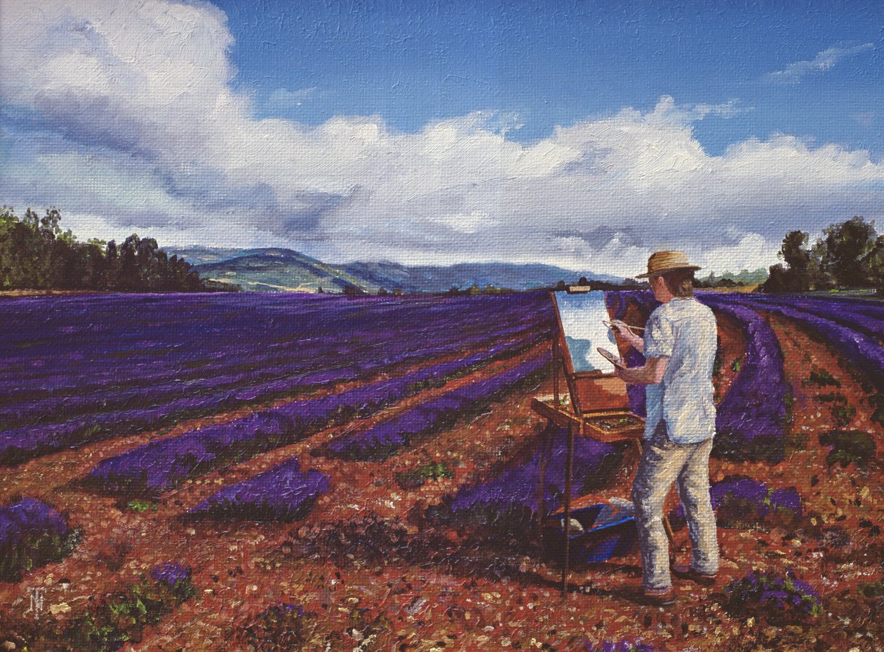 Maler, Vaucluse, Provence, 1998 von Trevor Neal
