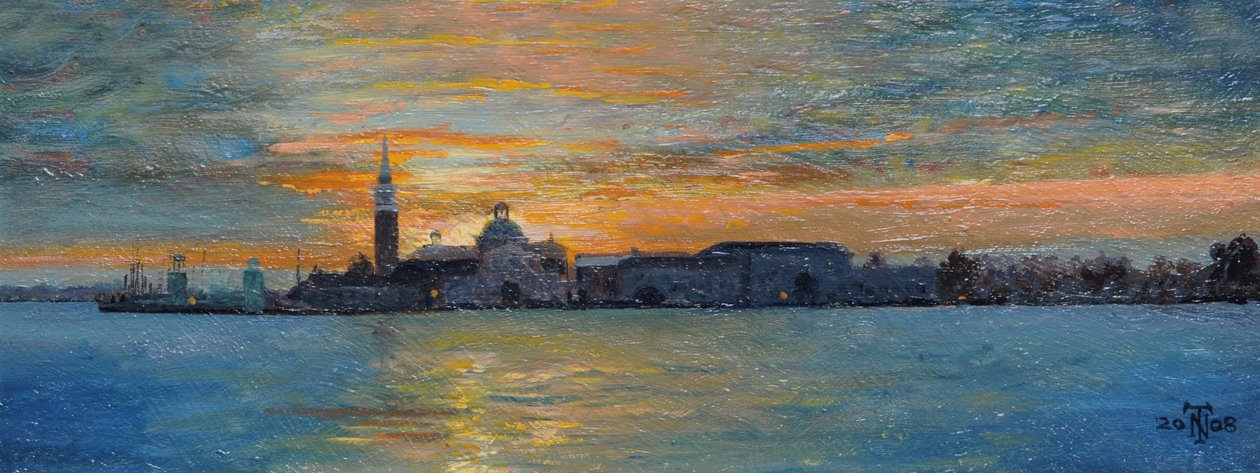 San Giorgio, Lagune von Venedig, 2008 von Trevor Neal