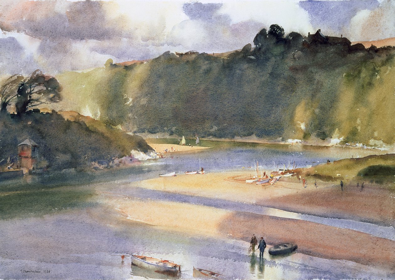 Sommer im Ästuar, Devon von Trevor Chamberlain