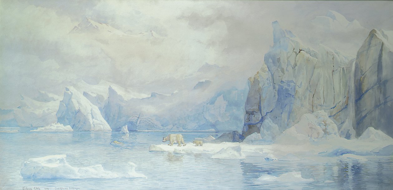 Ostgletscher, Spitzbergen, 1905 von Tristram Ellis