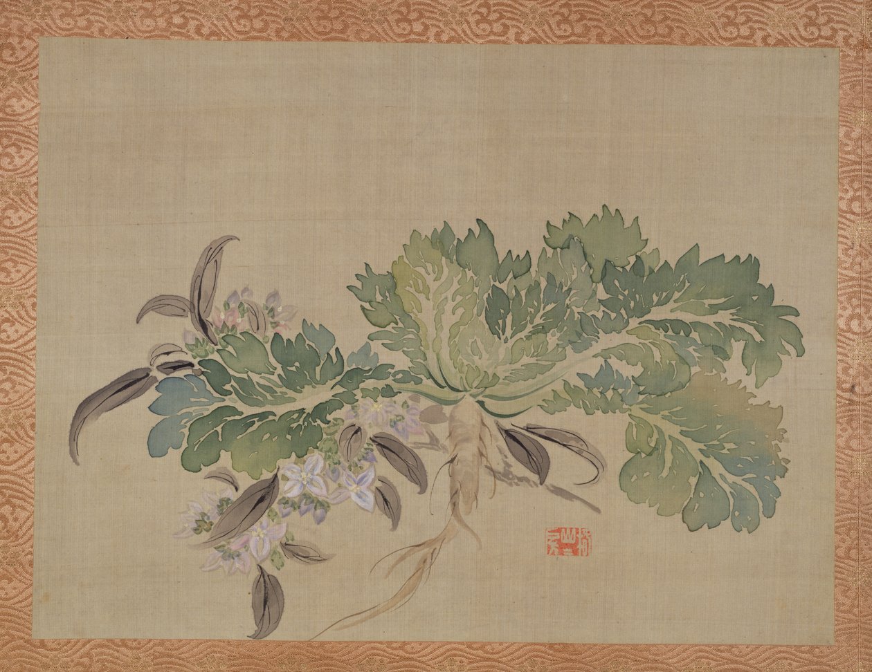 Eine Tuberose, 1851 von Tsubaki Chinzan