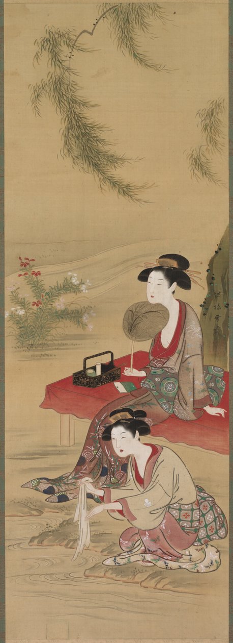 Unter der Weide von Tsukioka Sessai