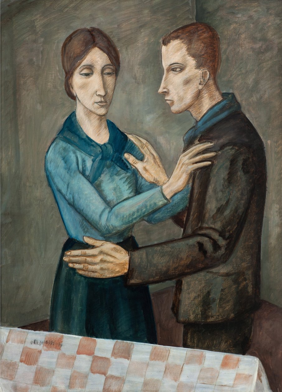 Das verlobte Paar (Der Abschied) von Ubaldo Oppi