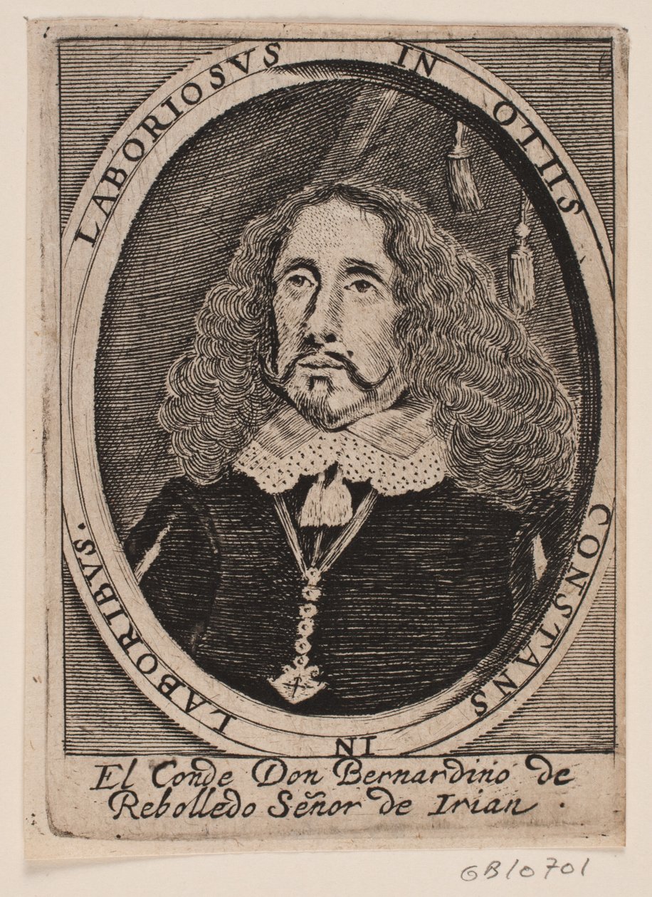 Don Bernardino de Rebolledo, spanischer Gesandter von Ubekendt