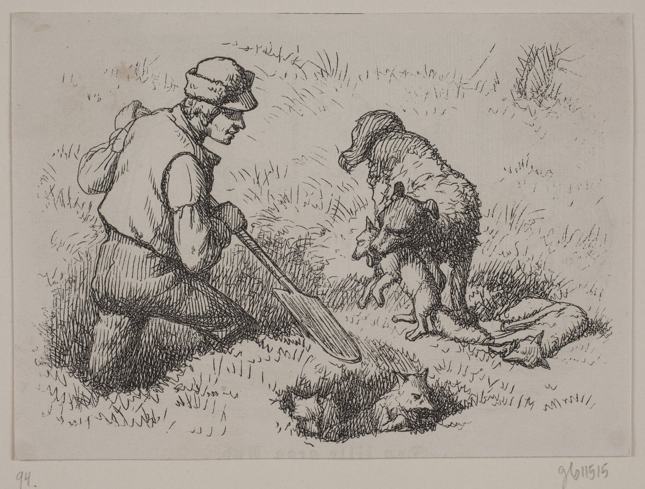 Illustration zu „Herr Mikkel“, Gedicht von Christian Richardt von Ubekendt