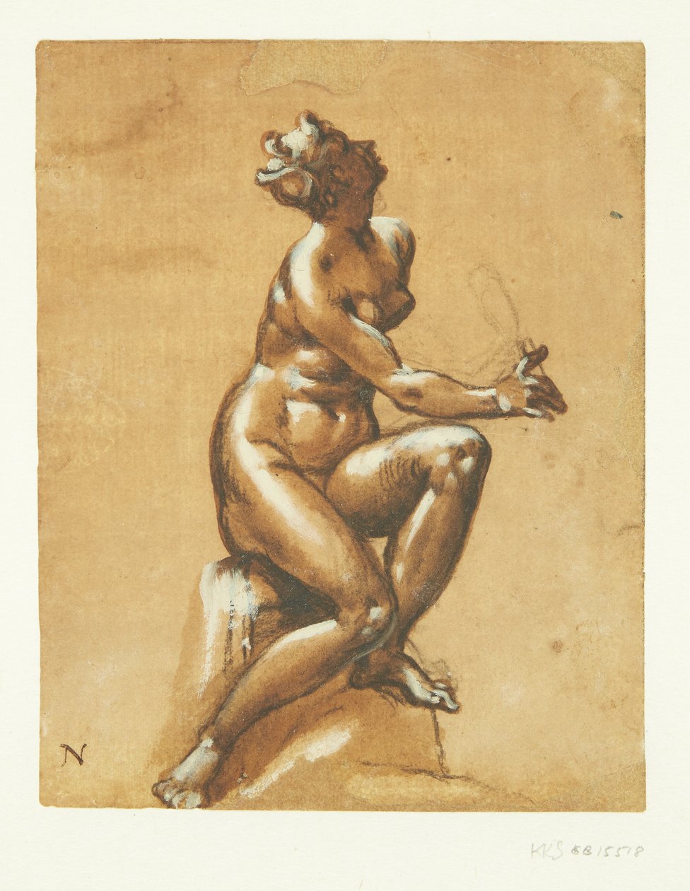 Nackte Frauenfigur von Ubekendt