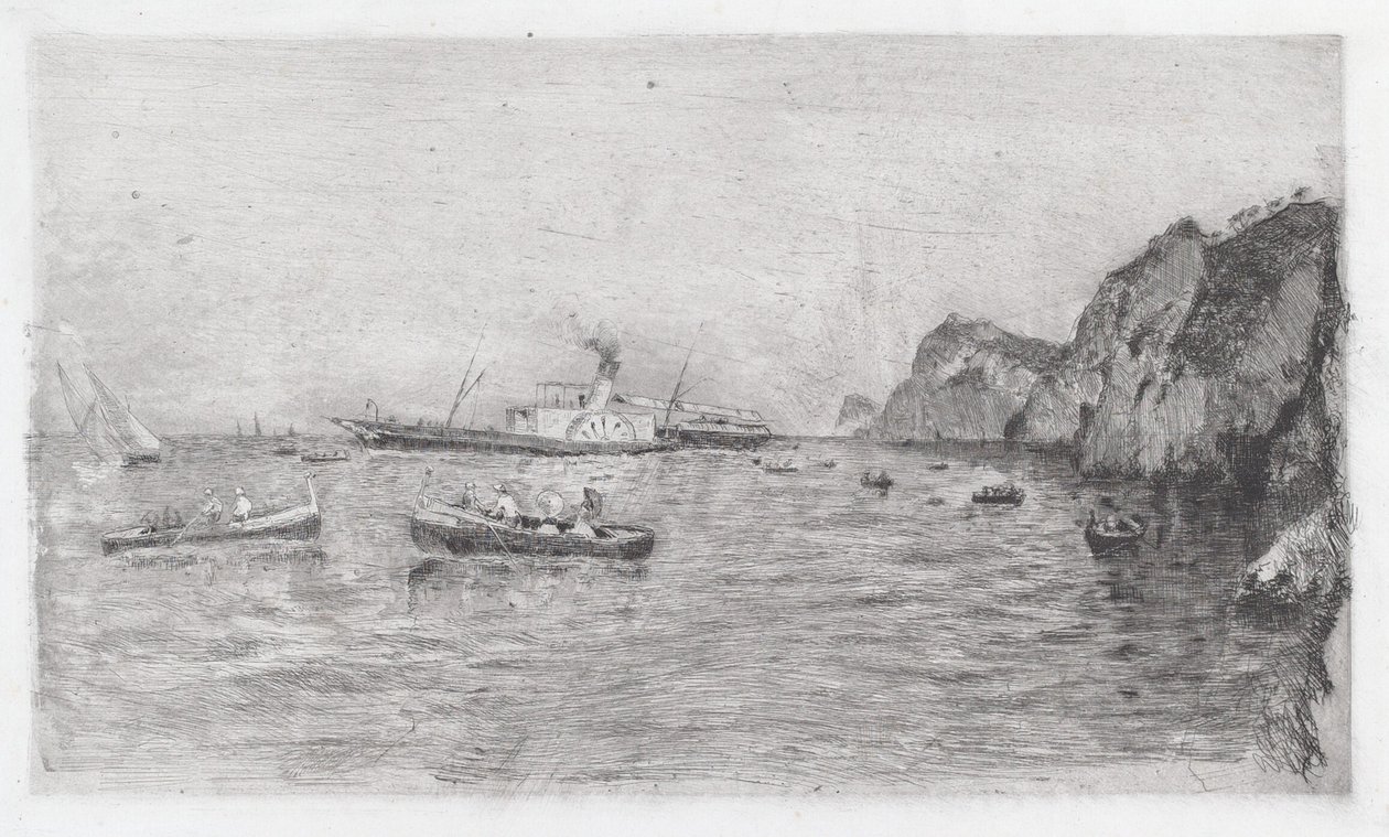 Hafen von Capri von Uberto dell
