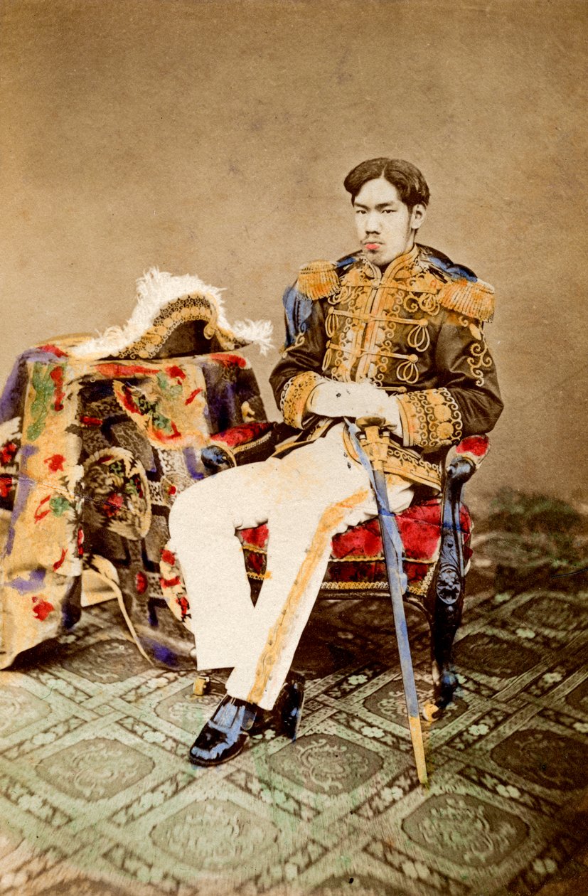 Mutsuhito, Kaiser von Japan, 1873-1882 von Uchida Kyuichi