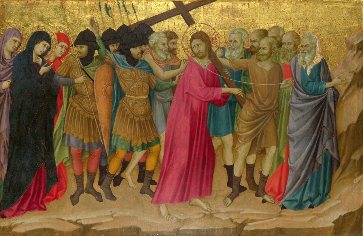 Der Weg nach Golgatha von Ugolino di Nerio