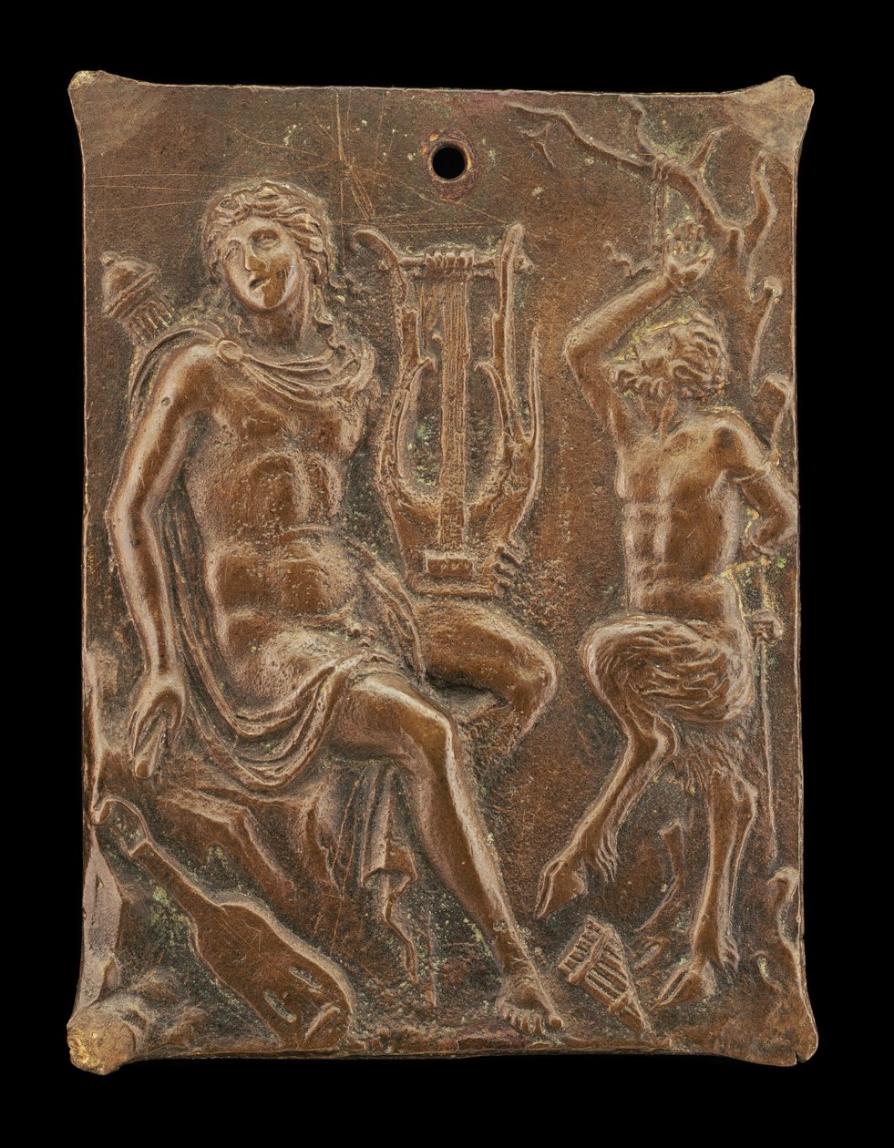 Apollo und Marsyas, frühes 16. Jahrhundert von Ulocrino