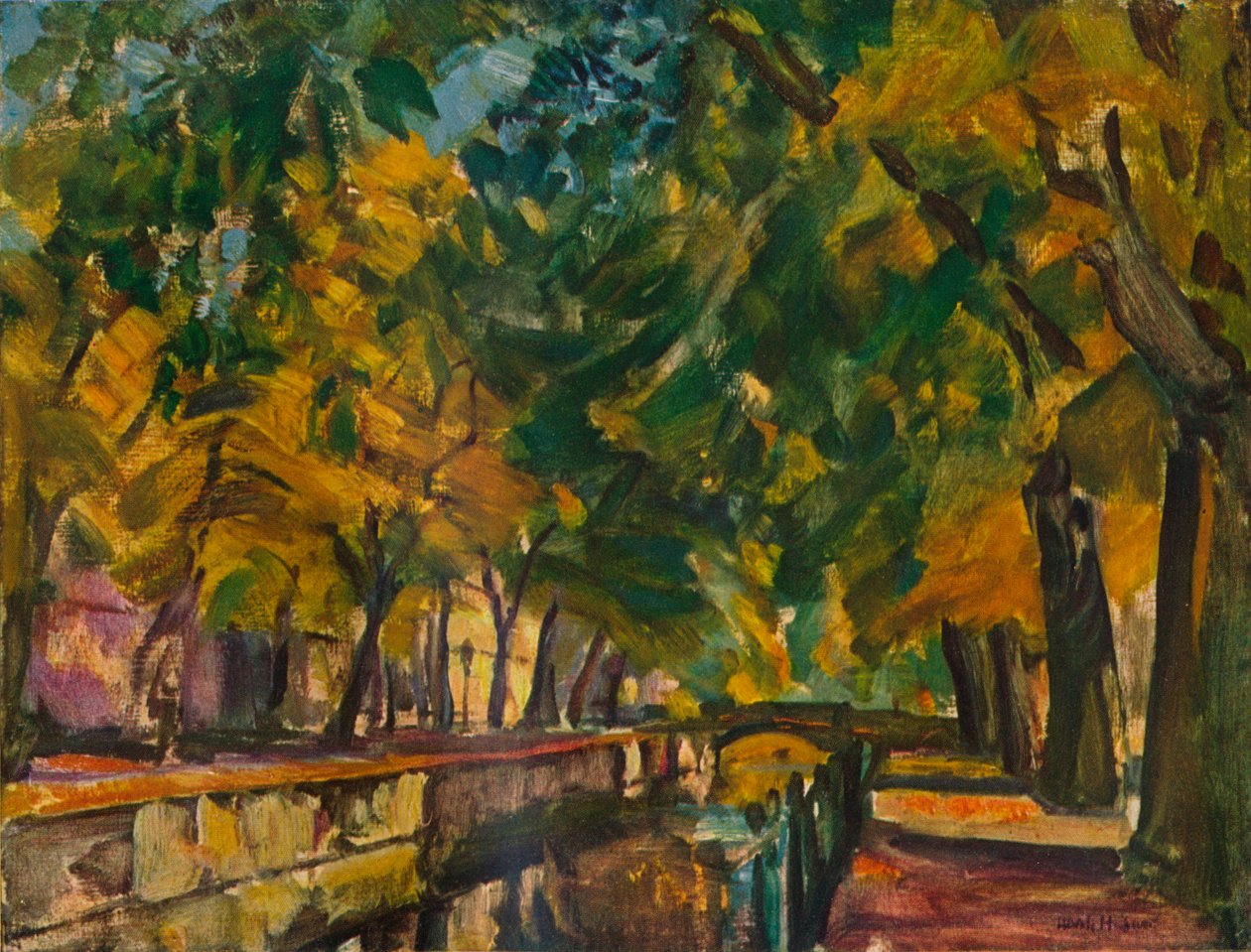Kanal in Potsdam, ca. 1926 von Ulrich Hubner