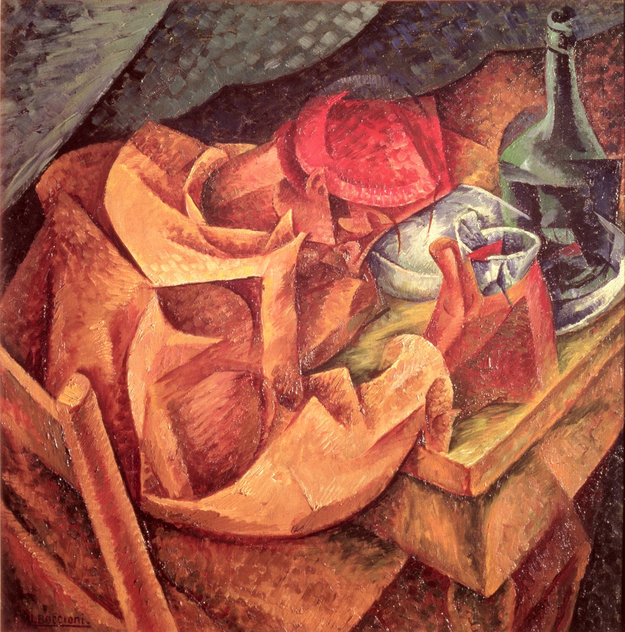Der Trinker, 1914 von Umberto Boccioni