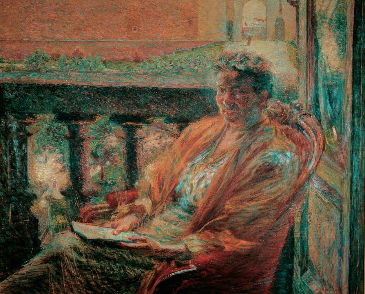 Bildnis Frau Meta Quarck von Umberto Boccioni