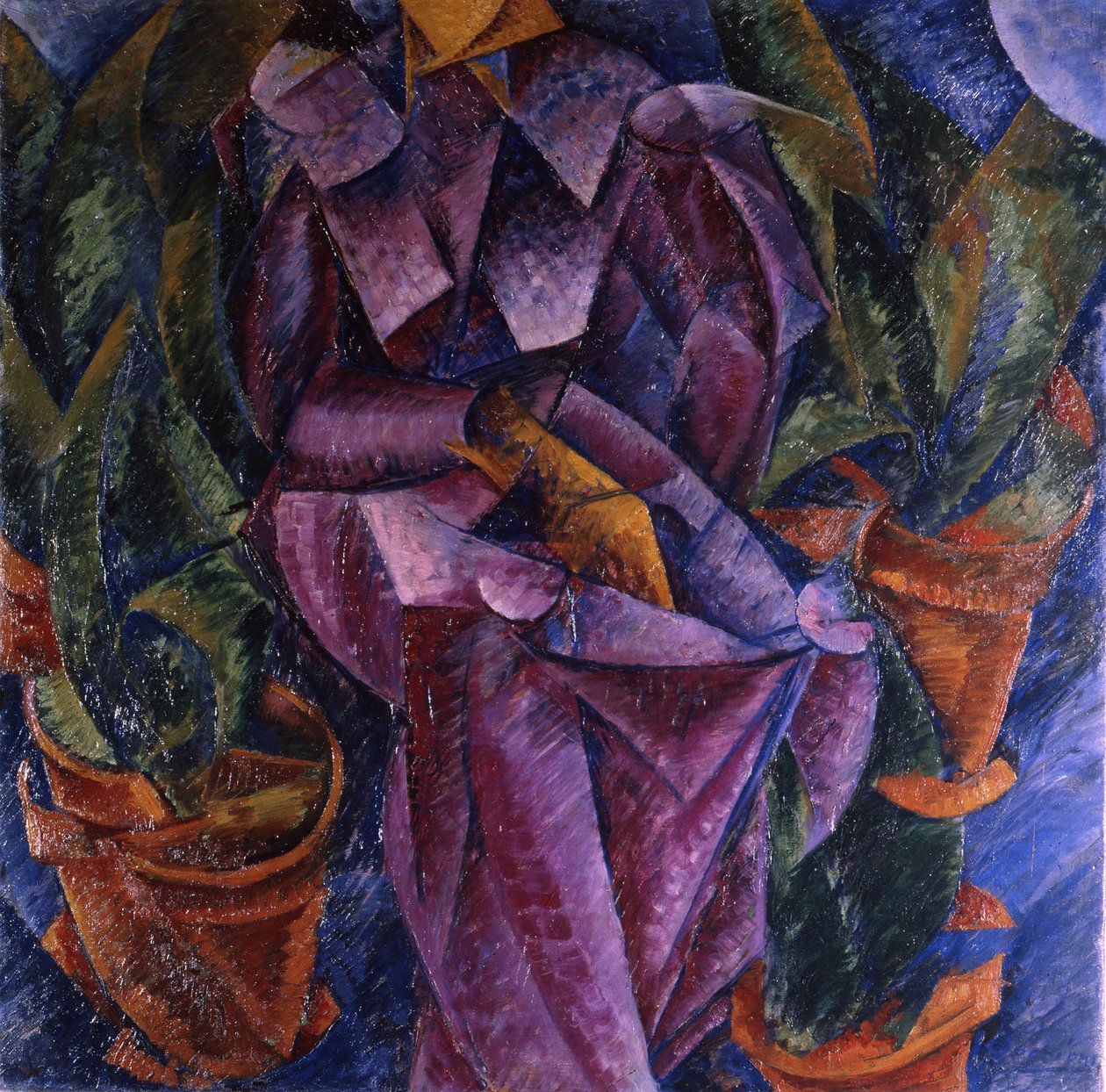 Komposition spiralförmig, 1913 von Umberto Boccioni