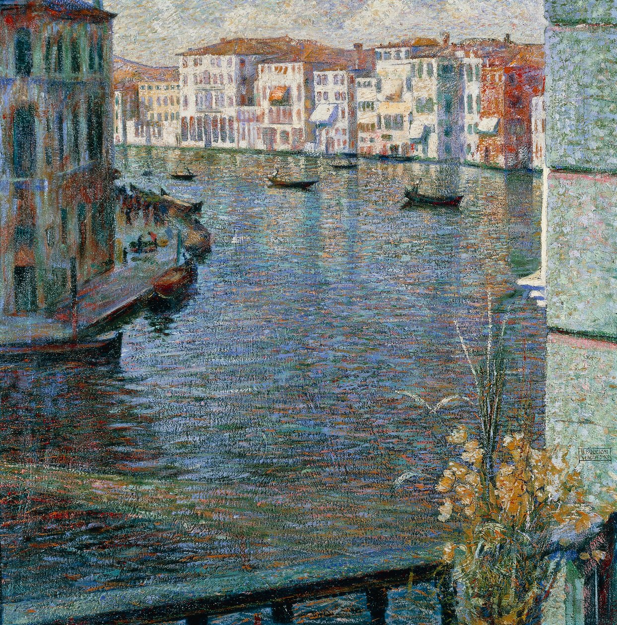 Der Canal Grande in Venedig von Umberto Boccioni