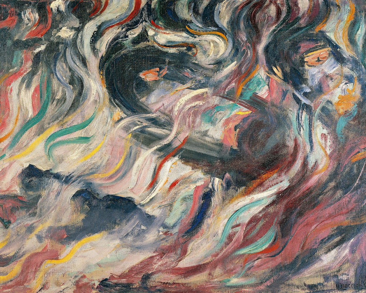 Stimmungen: Abschiede von Umberto Boccioni (1882-1916) (Detail) von Umberto Boccioni