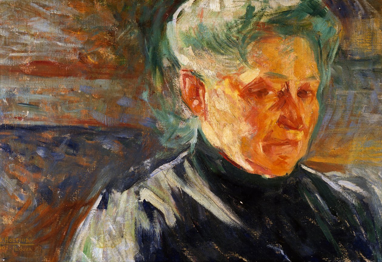 Porträt der Mutter von Umberto Boccioni