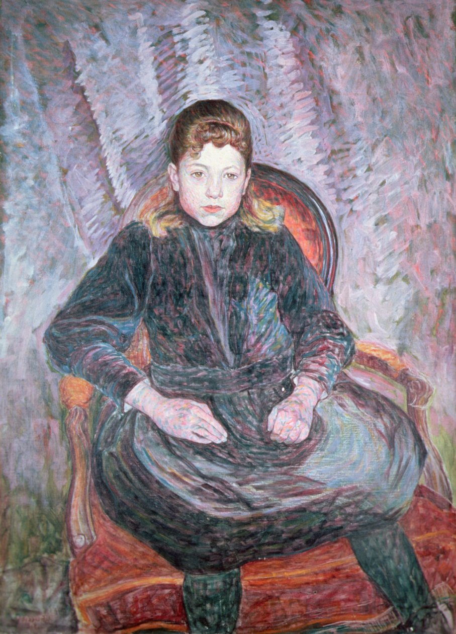Porträt eines jungen Mädchens von Umberto Boccioni