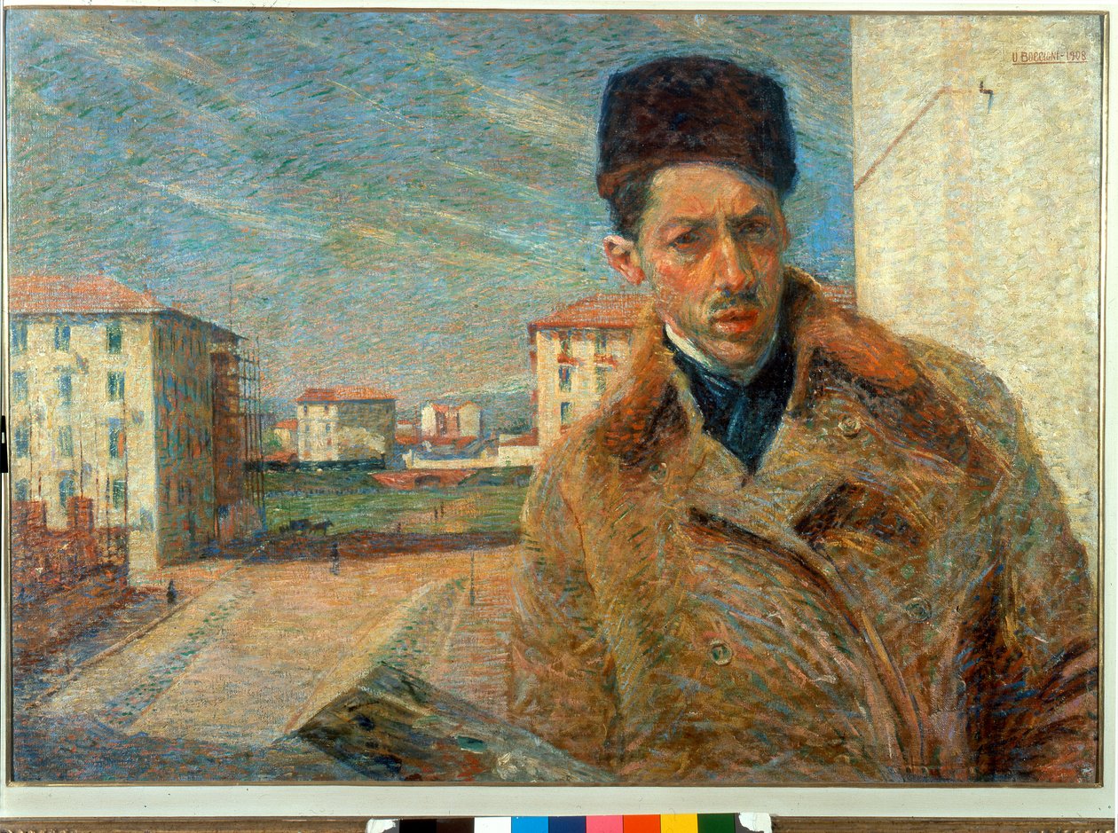 Selbstporträt von Umberto Boccioni