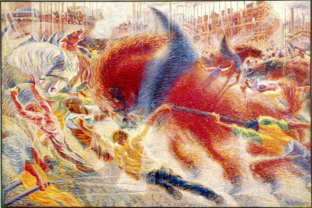 Die Stadt erhebt sich von Umberto Boccioni