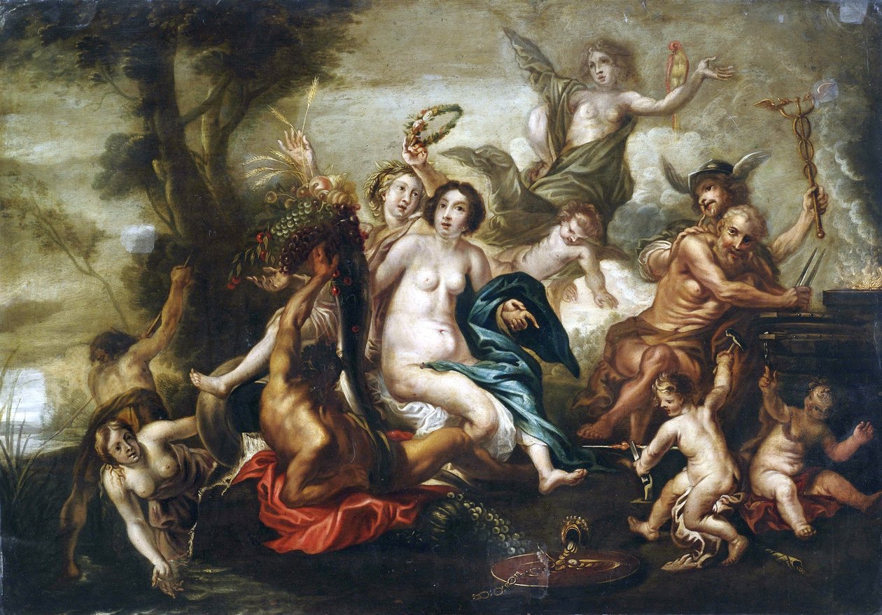 Allegorie des Frühlings von Unbekannt Unbekannt