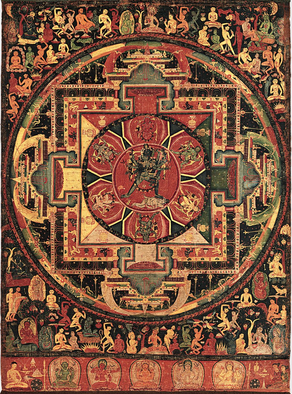 Chakrasamvara Mandala von Unbekannt Unbekannt
