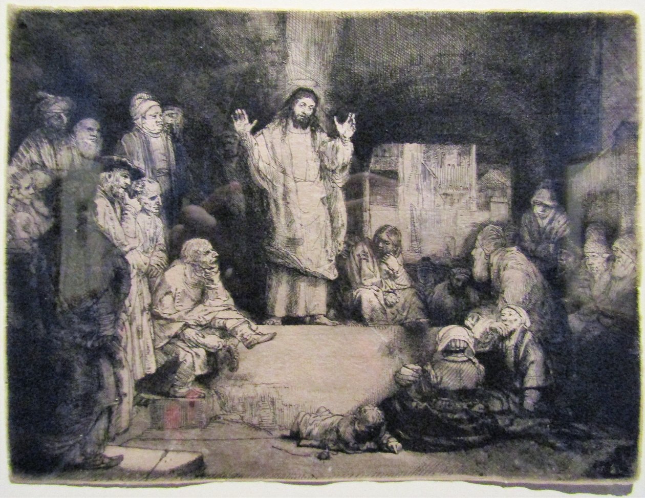 Christus predigt (La Petite Tombe) von Unbekannt Unbekannt