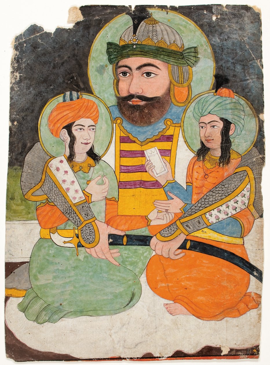 Hazrat Ali mit zwei Söhnen von Unbekannt Unbekannt