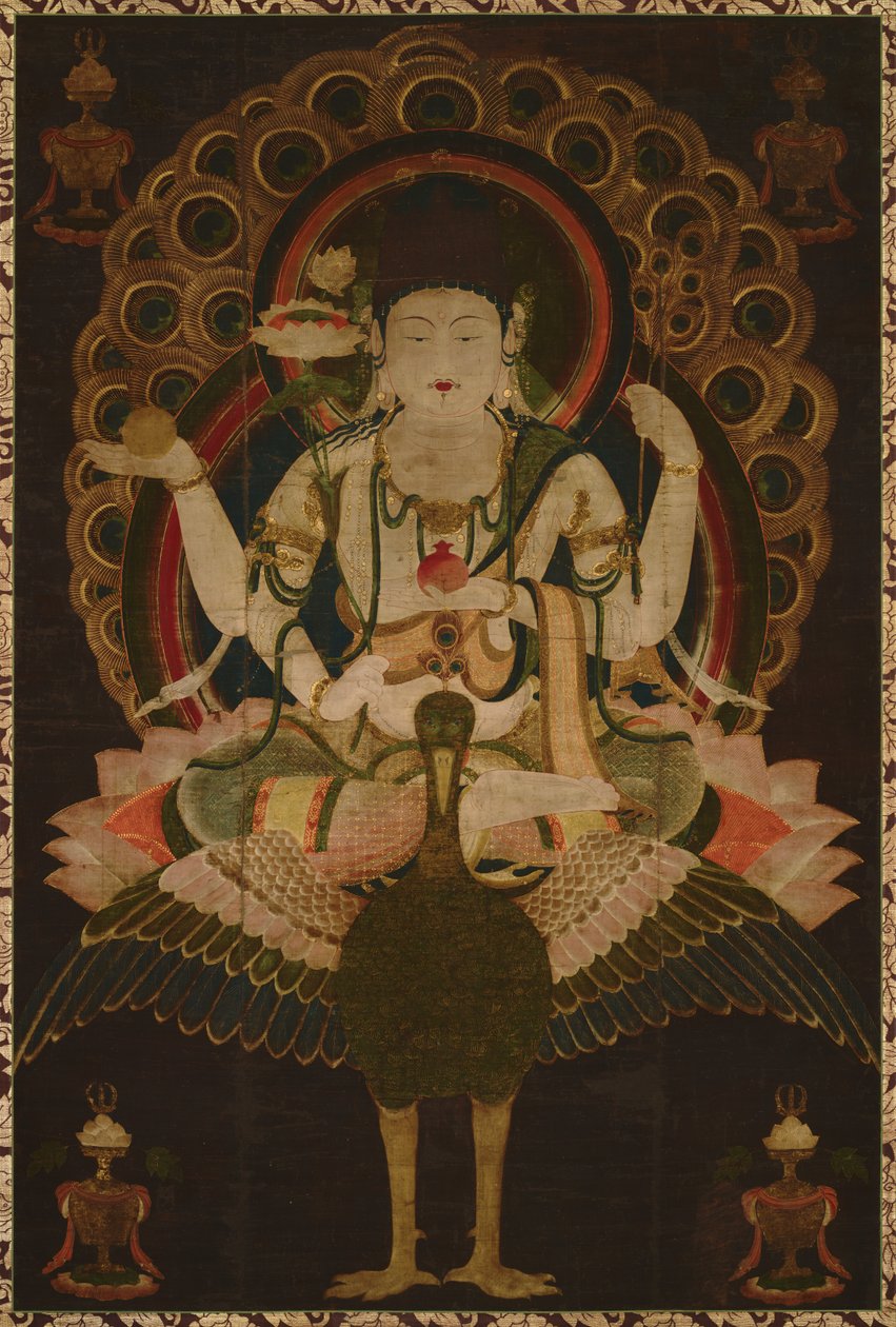 Kujaku Myoo (Mahamayuri) von Unbekannt Unbekannt