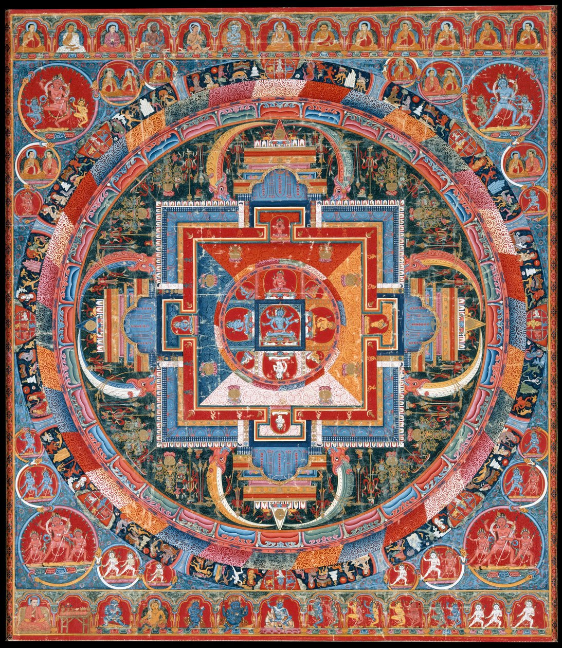 Mandala von Jnanadakini von Unbekannt Unbekannt