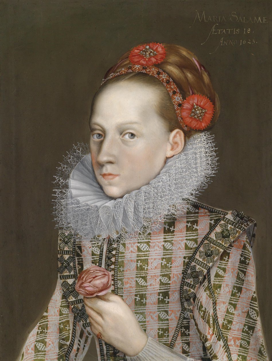 Maria Salome Aetatis 18 von Unbekannt Unbekannt
