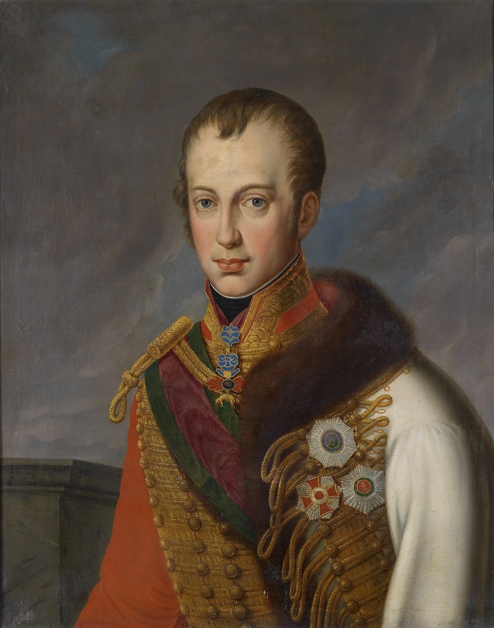 Porträt von Ferdinand I. von Österreich (1793-1875) von Unbekannt Unbekannt