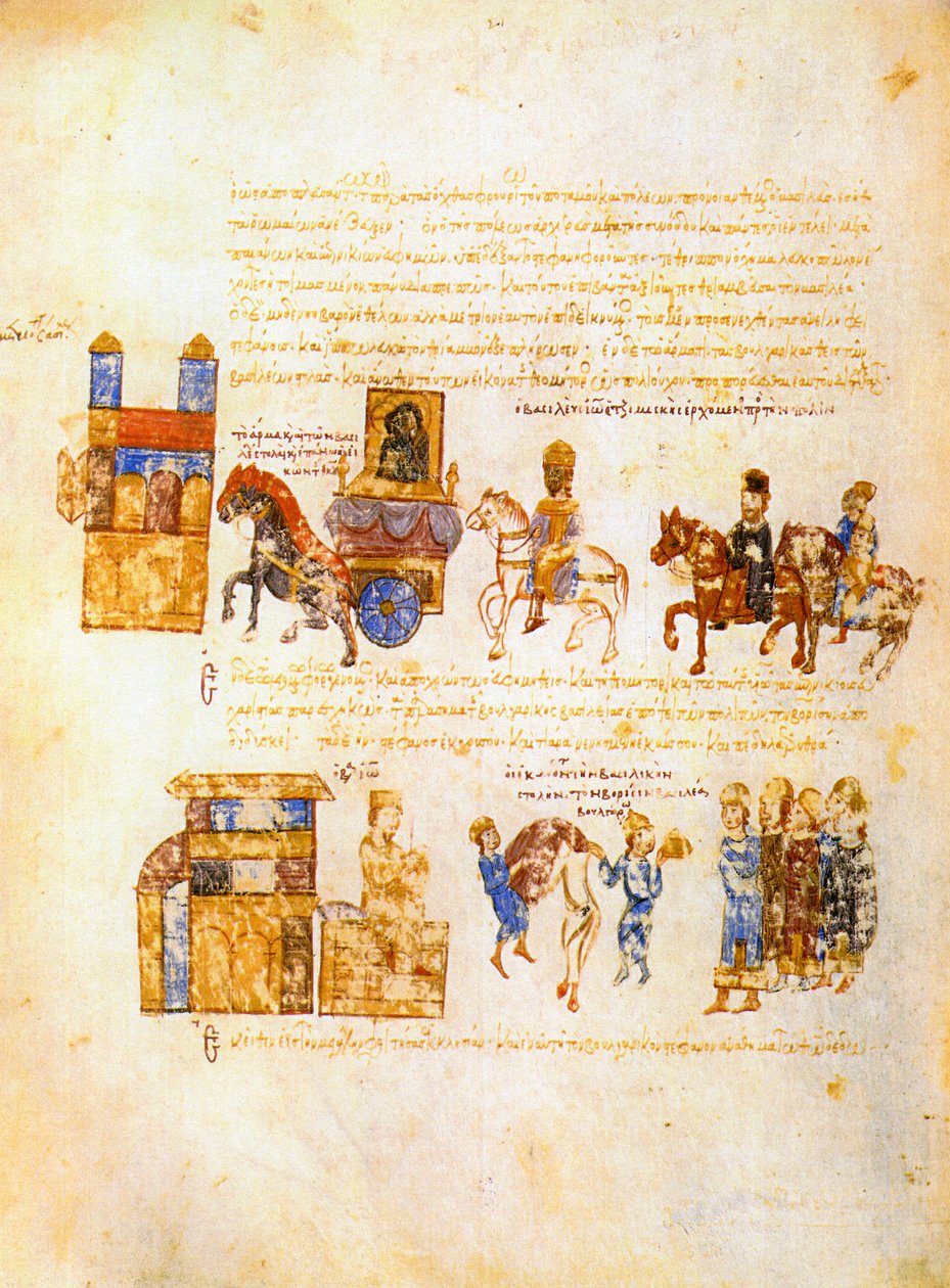 Skyllitzes Matritensis, fol. 172v von Unbekannt Unbekannt