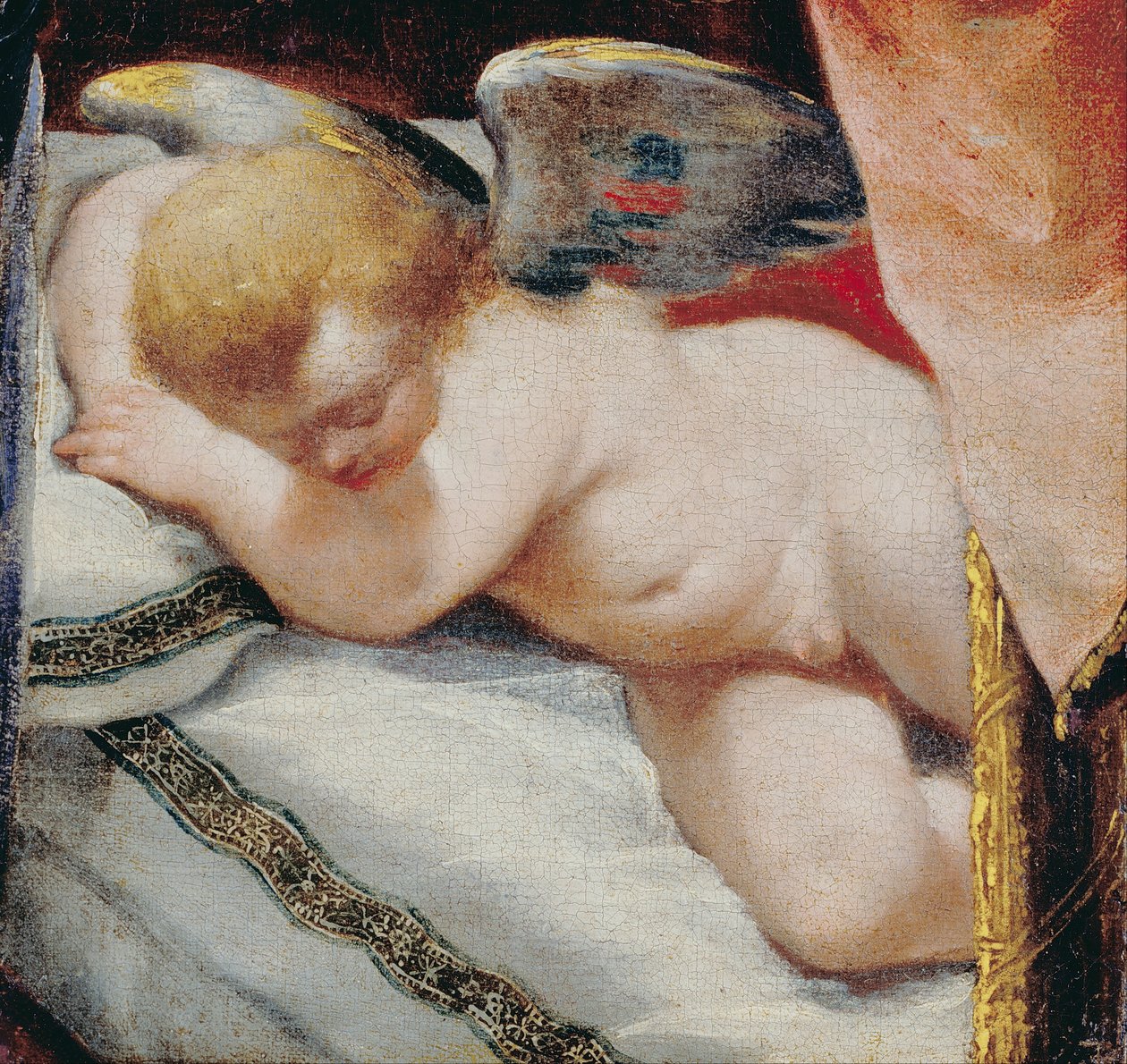 Schlafender Amor von Unbekannt Unbekannt