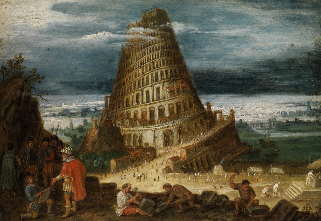 Der Turm zu Babel von Unbekannt Unbekannt