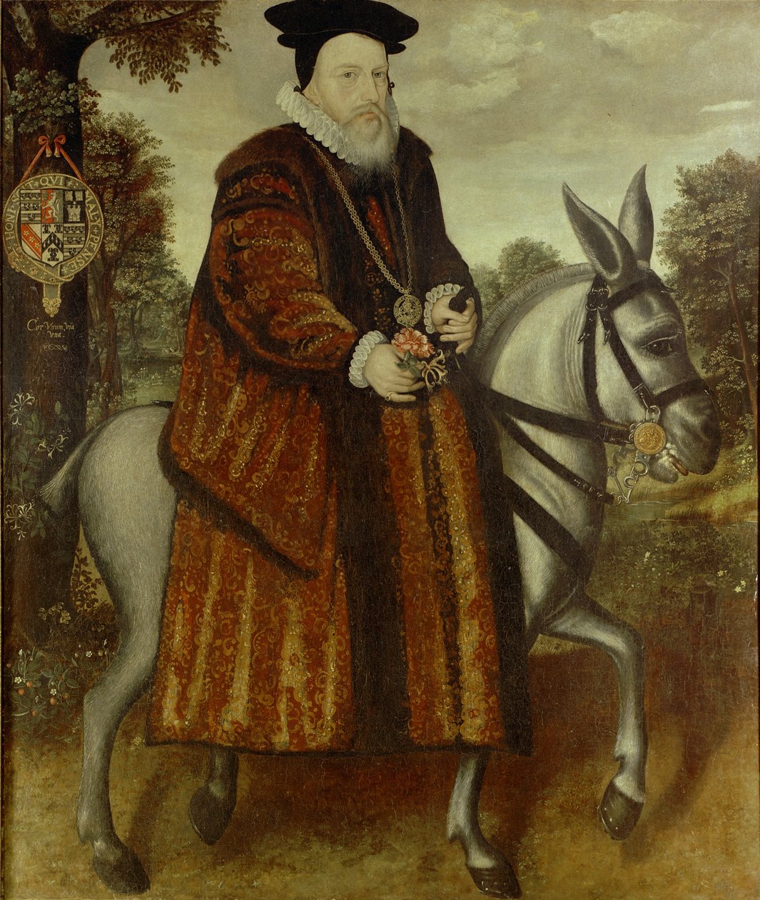William Cecil, 1. Baron Burghley, Lord High Treasurer von England, Bodleian Library, Oxford von Unbekannt Unbekannt