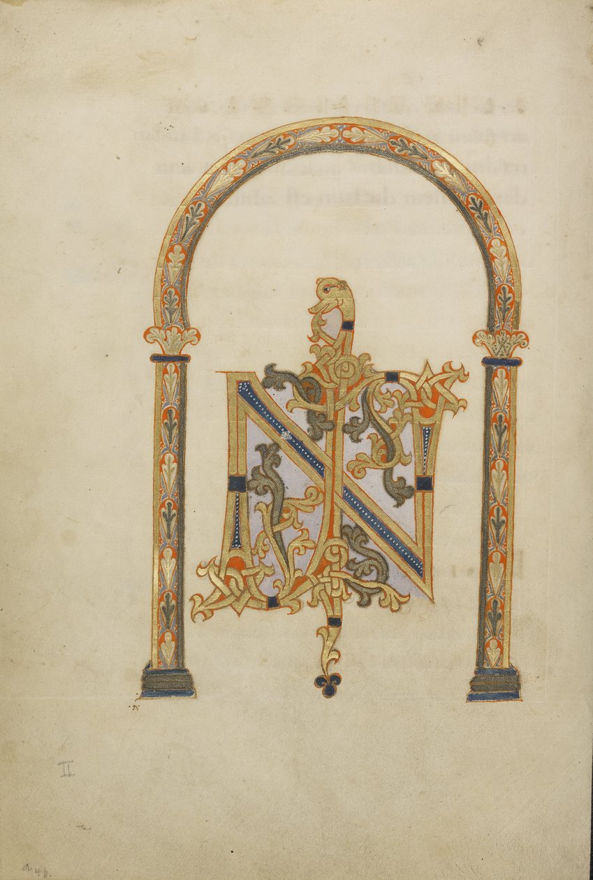 Verziertes Monogramm von Unbekannt Unbekannt