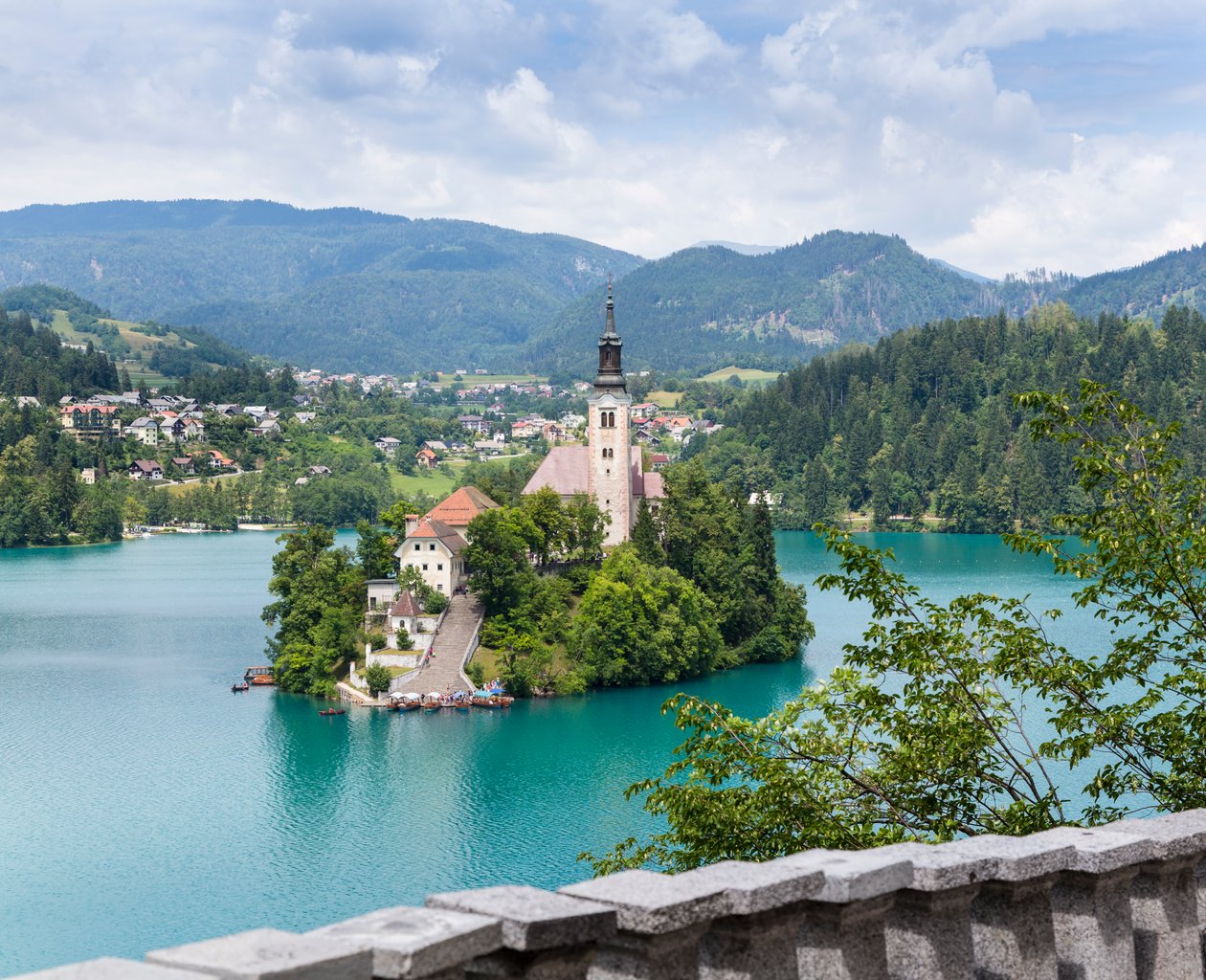 Bled, Slowenien. Kirche Mariä Himmelfahrt, Bleder Insel von Unbekannt Unbekannt